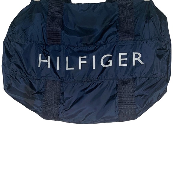 Tommy Hilfiger Duffle Bag, Handle & Shoulder Strap, Foldable, New In Package - Picture 1 of 6